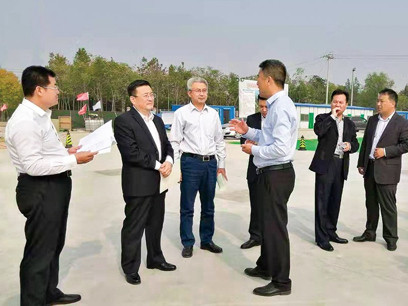 山東省工信廳技改處長王楗夫、市工信副局長王明杰到廠指導(dǎo)